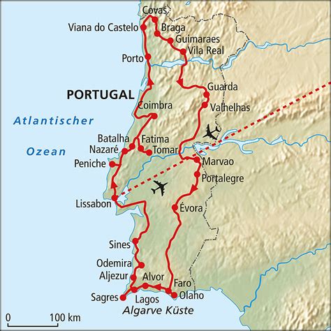 portugal rundreise auto 10 tage